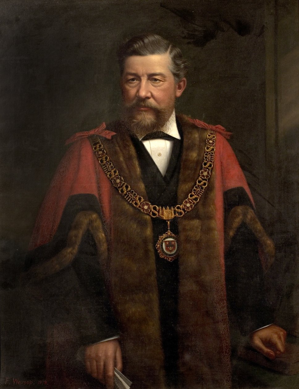 Alderman W.G. Ward, 1878 av Frederick Warsop