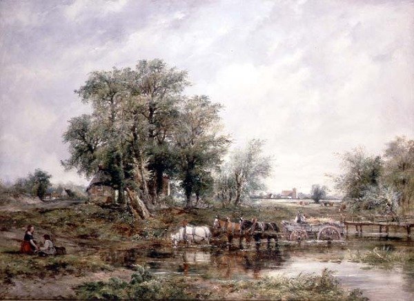 Et Suffolk-landskap av Frederick Waters Watts