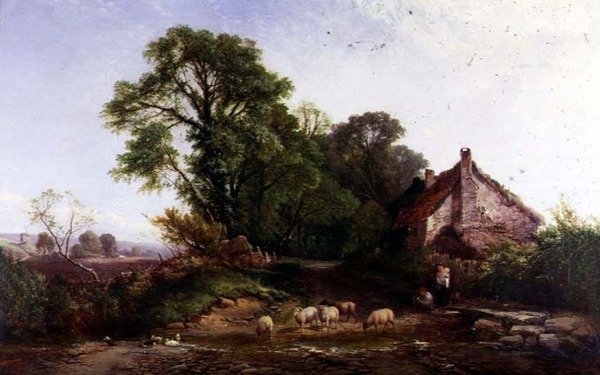 Nær Dedham, Essex av Frederick Waters Watts