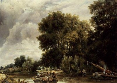 Elvelandskap av Frederick Waters Watts