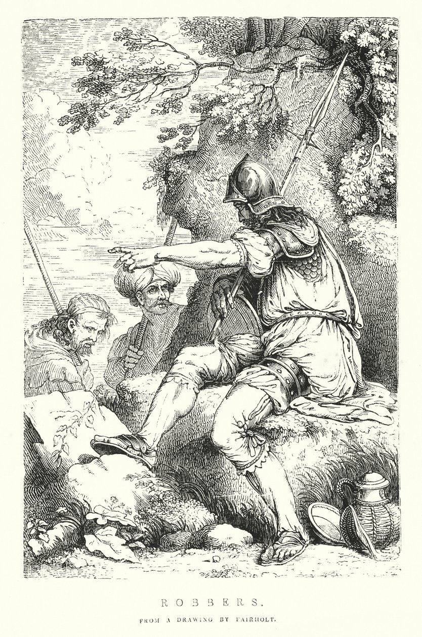 Røvere (gravering) av Frederick William Fairholt