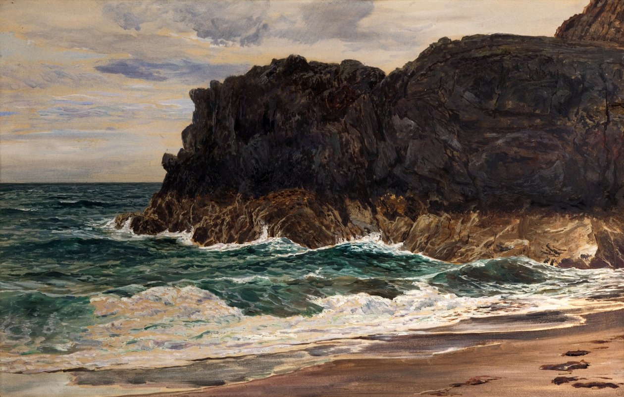 Lighthouse Rock, Llanddwyn, Nord-Wales av Frederick William Hayes