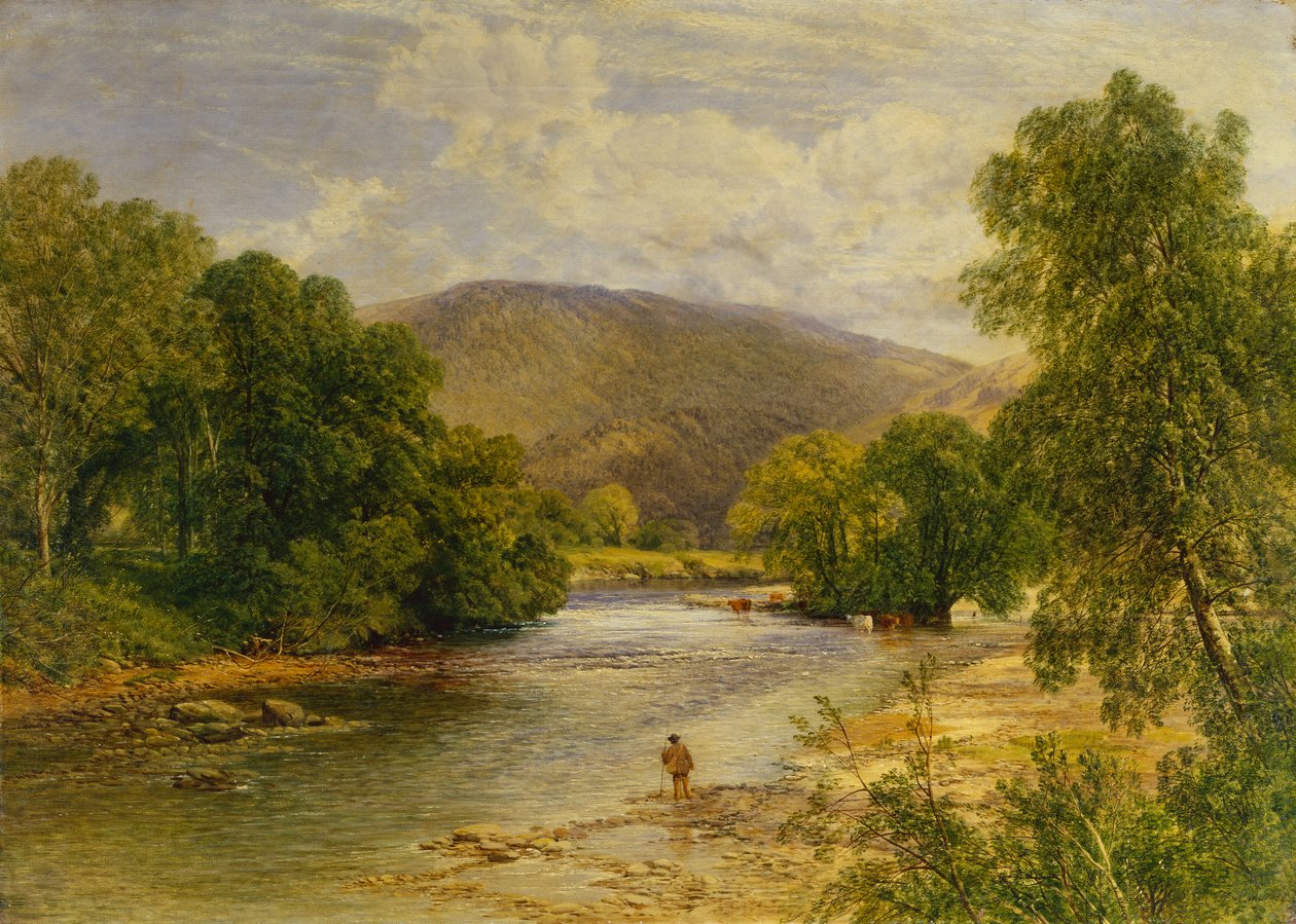 Bettys Y Coed, Nord-Wales (olje på lerret) av Frederick William Hulme