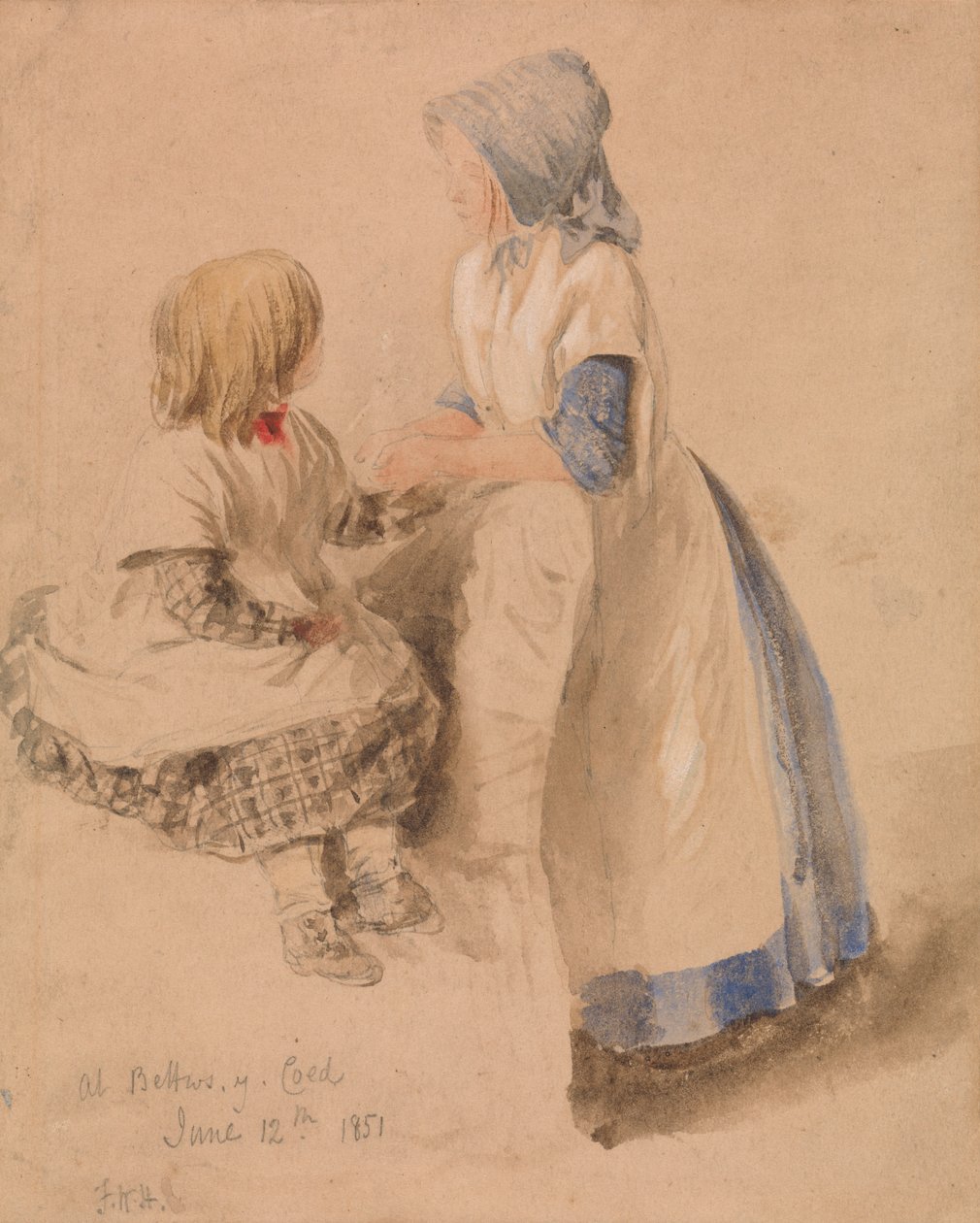 walisiske barn av Frederick William Hulme