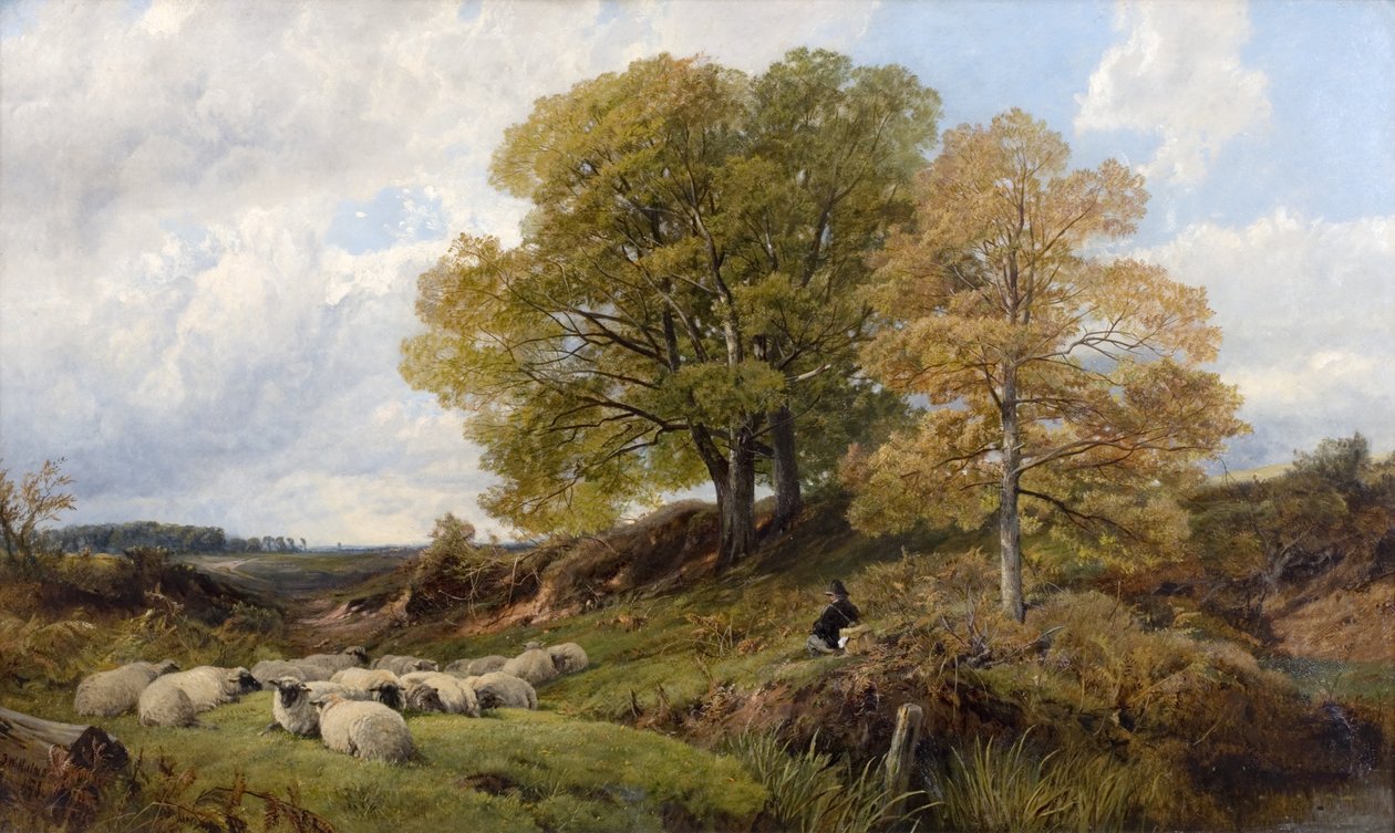 Woodland Scene av Frederick William Hulme
