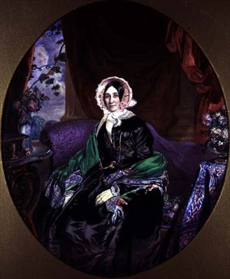 Portrett av en kvinne i et viktoriansk interiør av Frederick William Lock