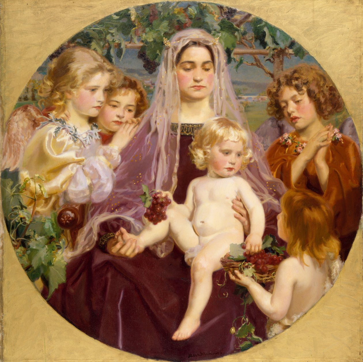 Madonna av Giverny, 1901 av Frederick William MacMonnies