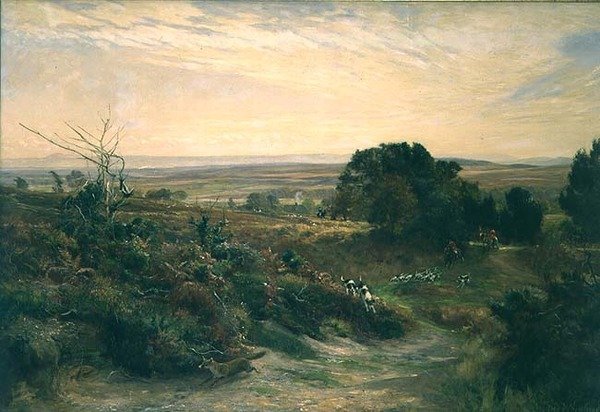 South Dorset Hunt på Eggerdon Hill av Frederick William Newton Whitehead