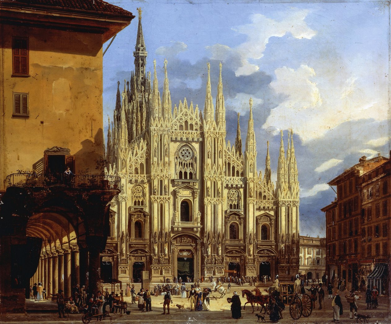 Milano, Piazza del Duomo (katedralplassen) av Frederico Moja