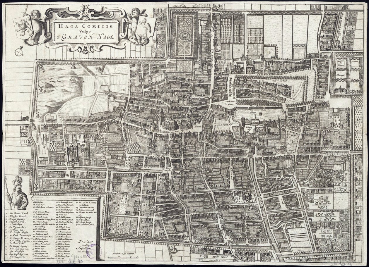 Haaggreven, Graven-Hages vulgære avtrykk Amsterdam av Frederick de Wit