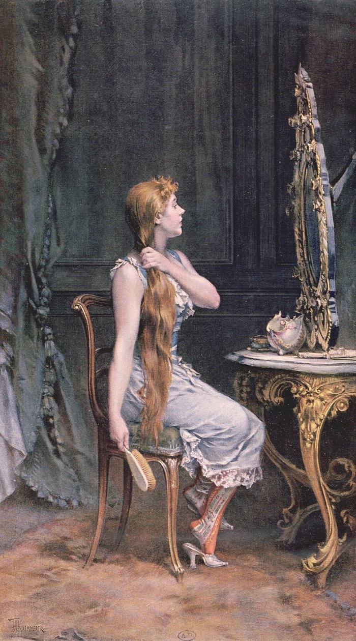 Gyldent hår, 1894 av Frederik Hendrik Kaemmerer