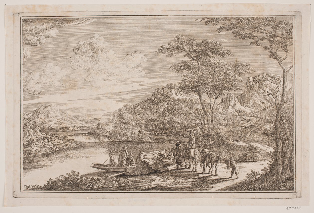 En fergehavn i et fjellområde av Frederik Laub