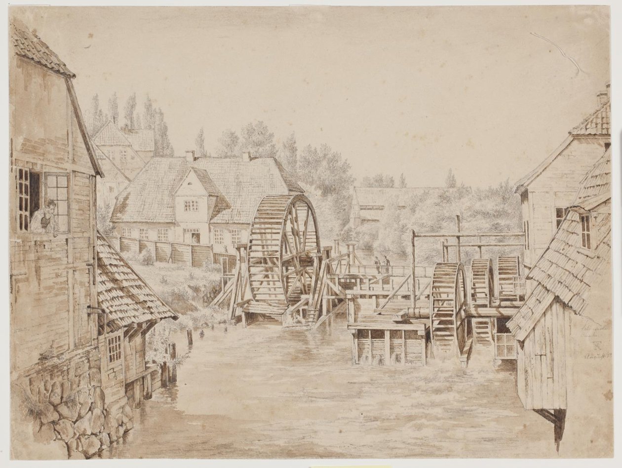 Salinmølle. Oldesloo av Frederik Rohde