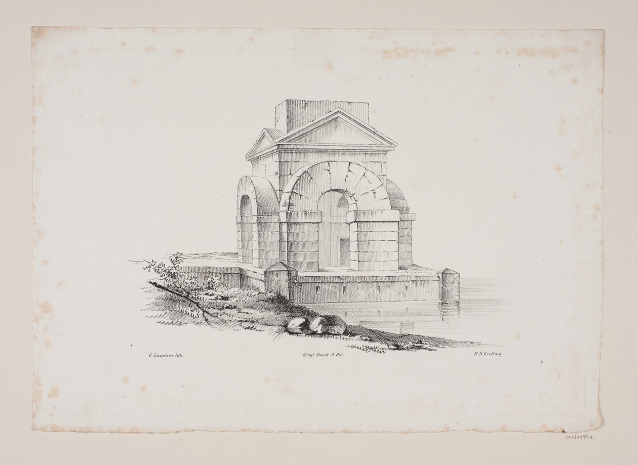 Arkitektonisk motiv av Frederik Schepelern