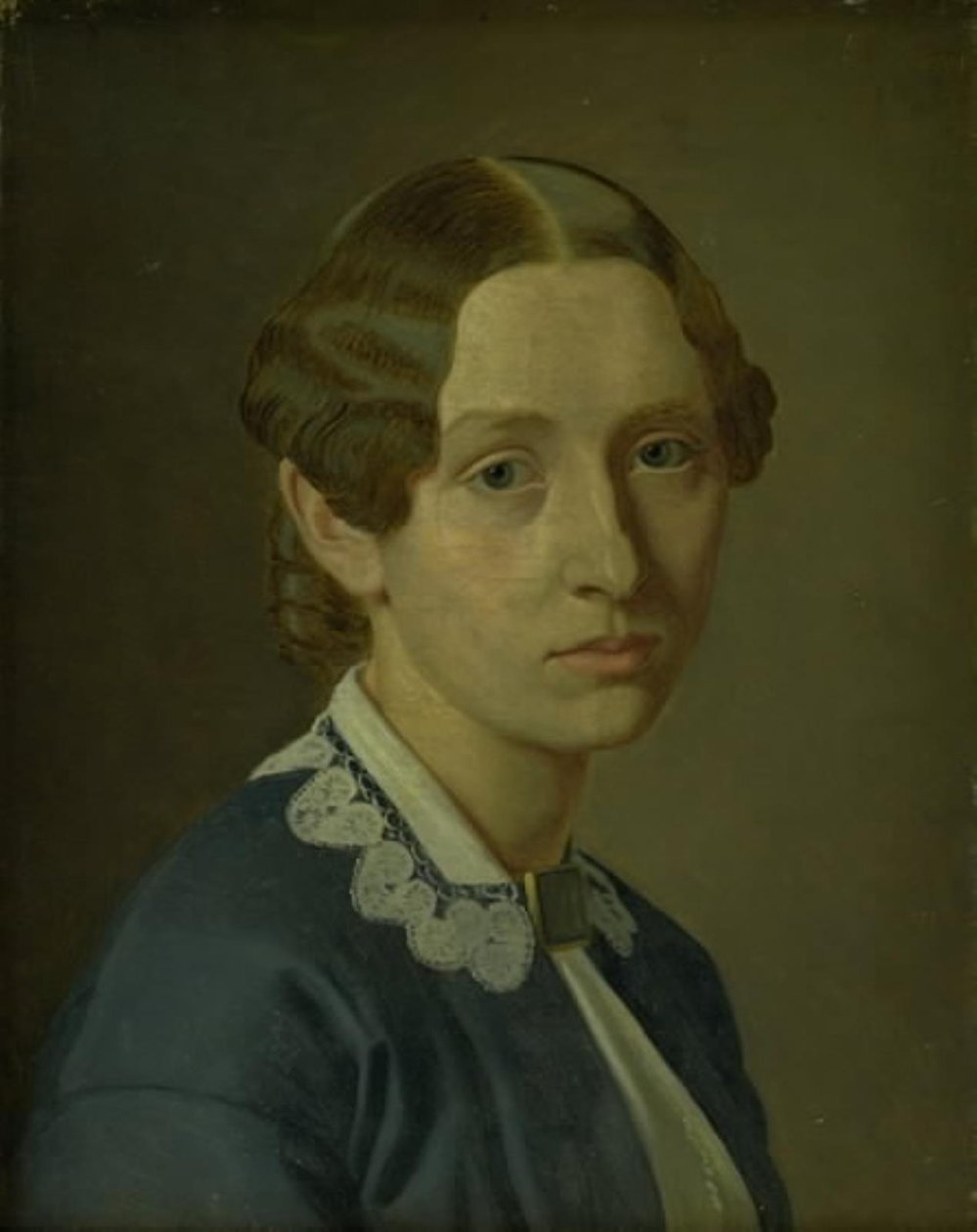 Thomasine Ludvigne Vermehren, født Grüner, kunstnerens kone av Frederik Vermehren