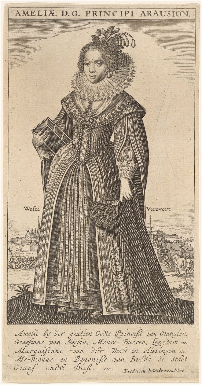Amalia, kone til Frederick Henry, Prince of Orange av Frederik de Wit