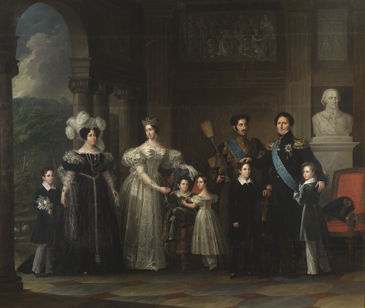Familien Bernadotte, 1837 av Fredric Westin
