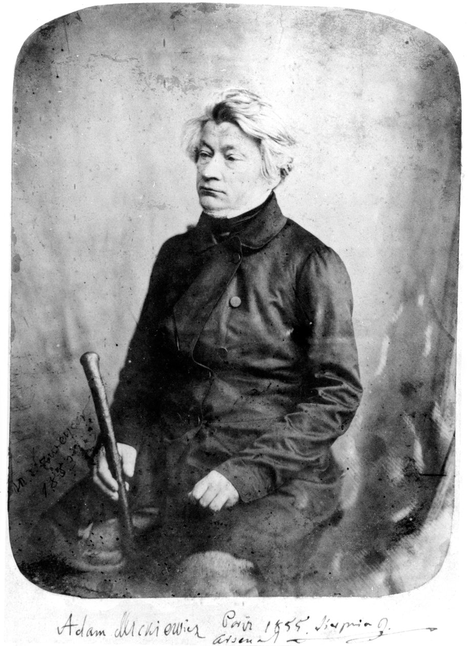 Adam Mickiewicz, 1855 av French Photographer