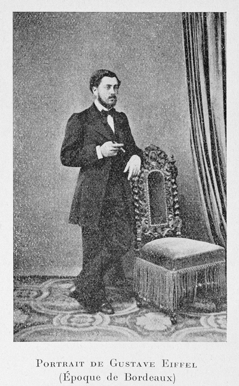 Alexandre Gustave Eiffel på Bordeaux tid, ca. 1858 av French Photographer