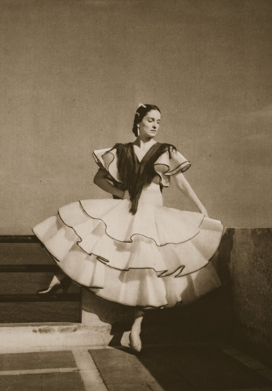 Ana Ricarda, fra Grand Ballet de Monte-Carlo, 1949 (fotogravure) av French Photographer