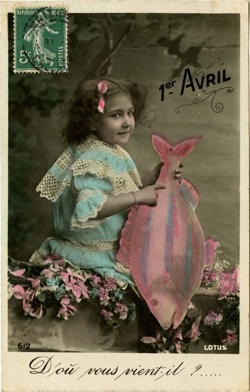 aprilsnarr (farget bilde) av French Photographer