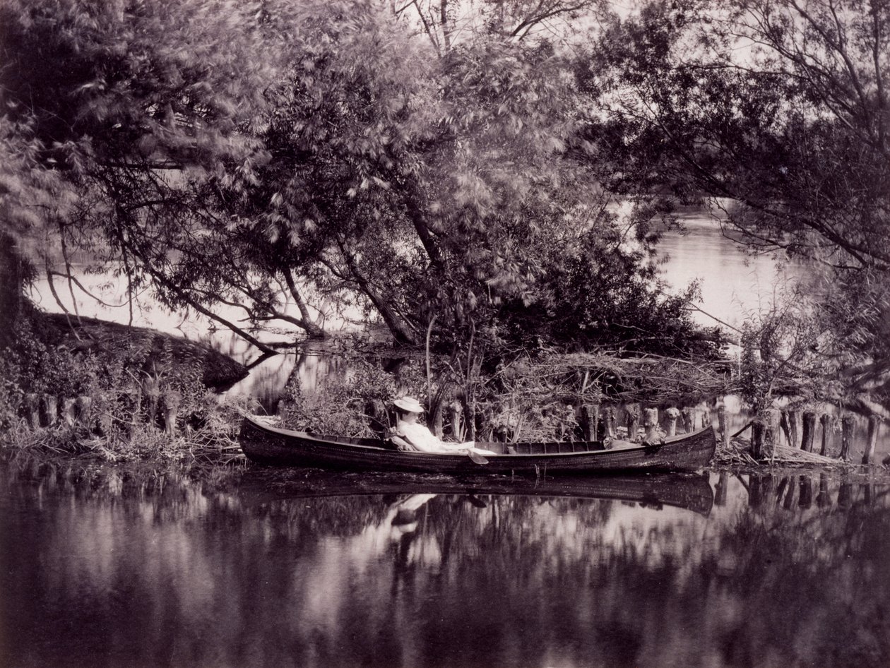 Ved munningen av Abbey River, sent C19th av French Photographer