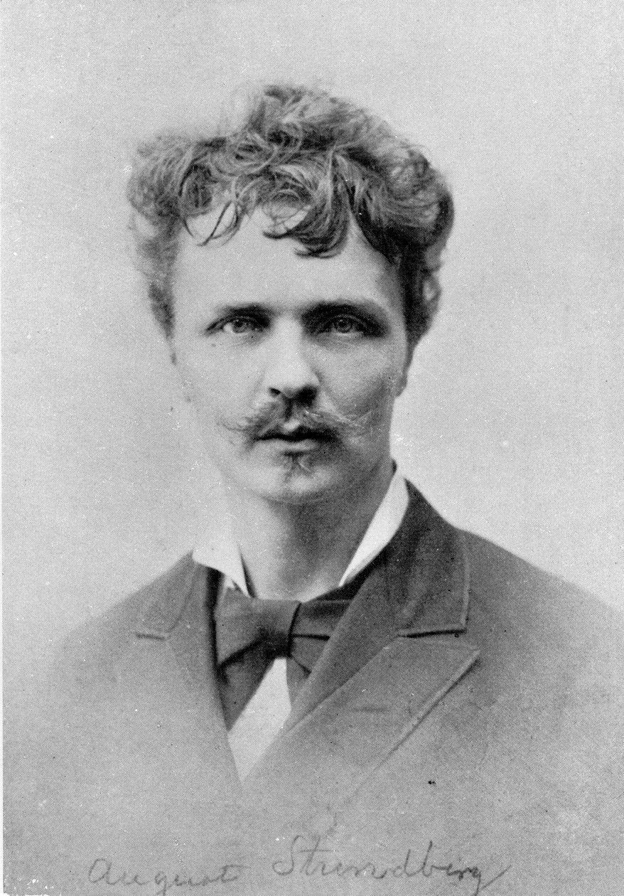 August Strindberg, 1. januar 1884 av French Photographer