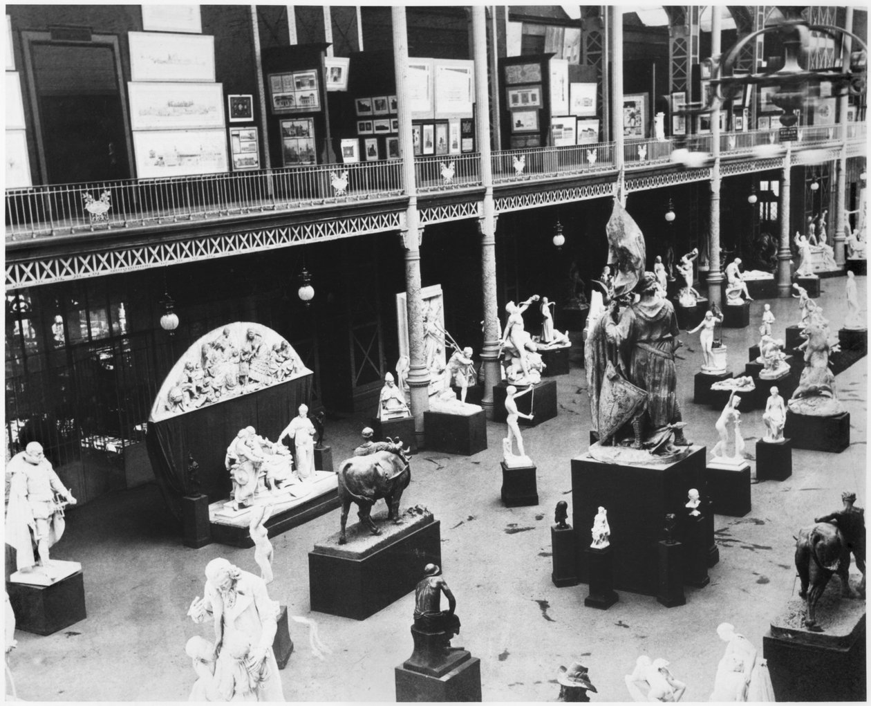 Belgisk kunst på verdensutstillingen, Paris, 1889 av French Photographer
