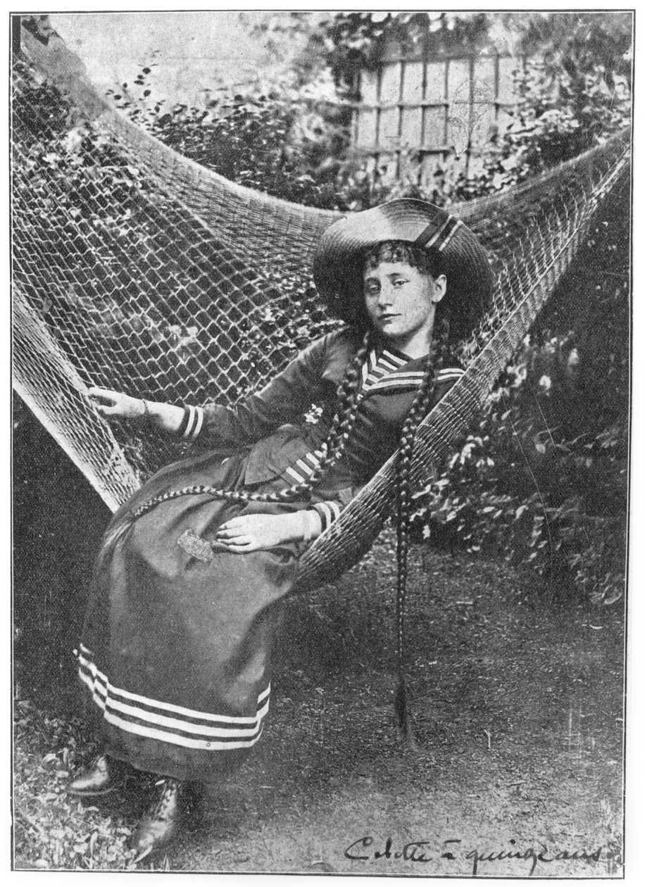 Colette (1873-1954) 15 år gammel, 1888 av French Photographer
