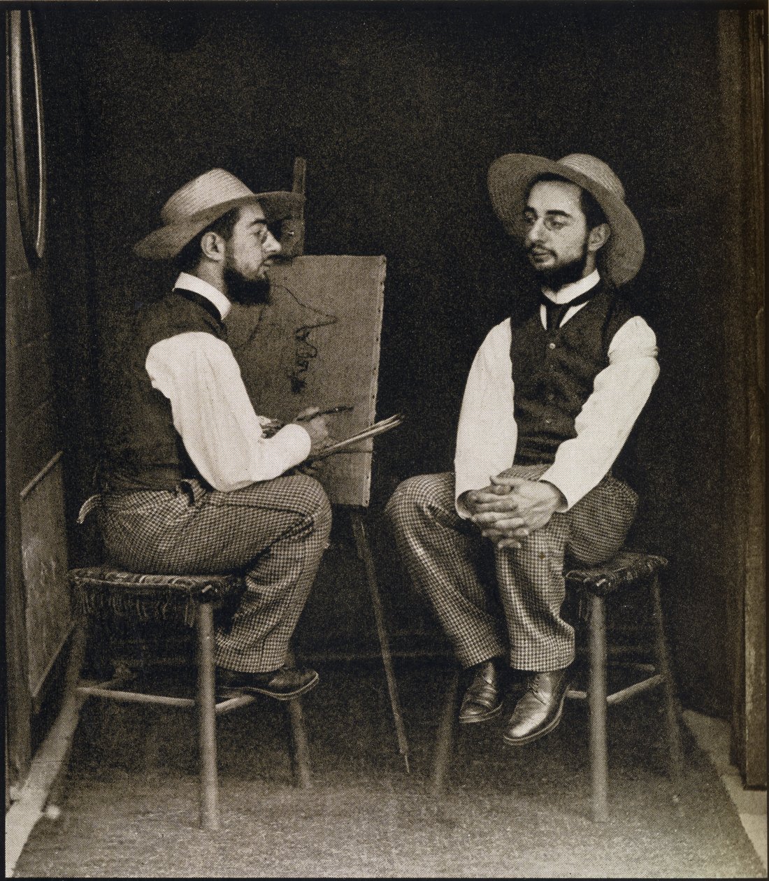 Dobbeltportrett av Toulouse-Lautrec, fra 