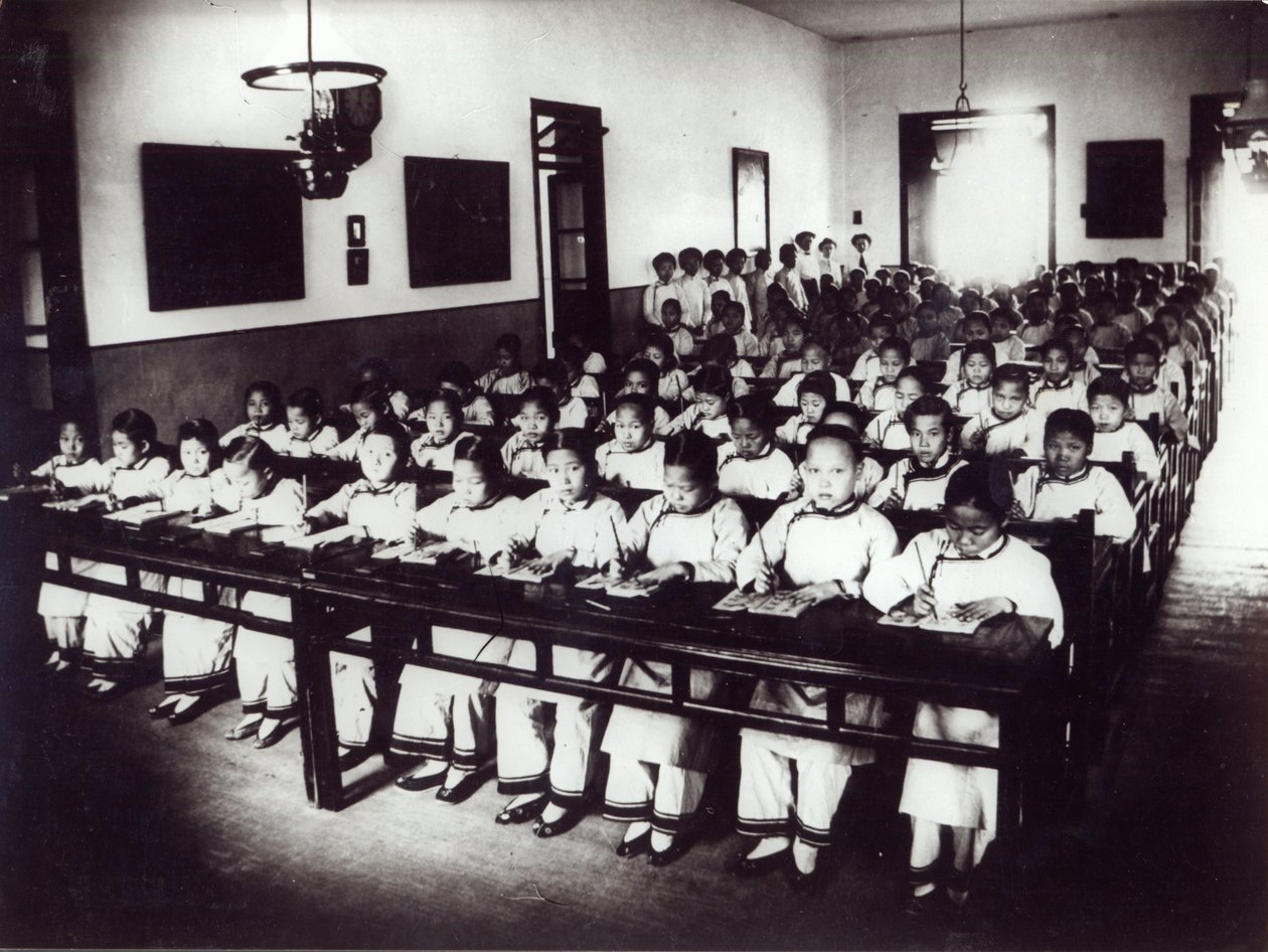English Mission School for Girls, Foochow, Fujian-provinsen av French Photographer