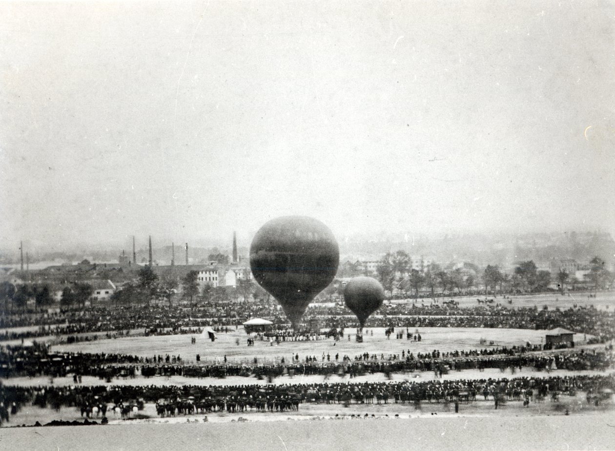 Felix Nadars kjempeballong i Paris, ca. 1863 av French Photographer
