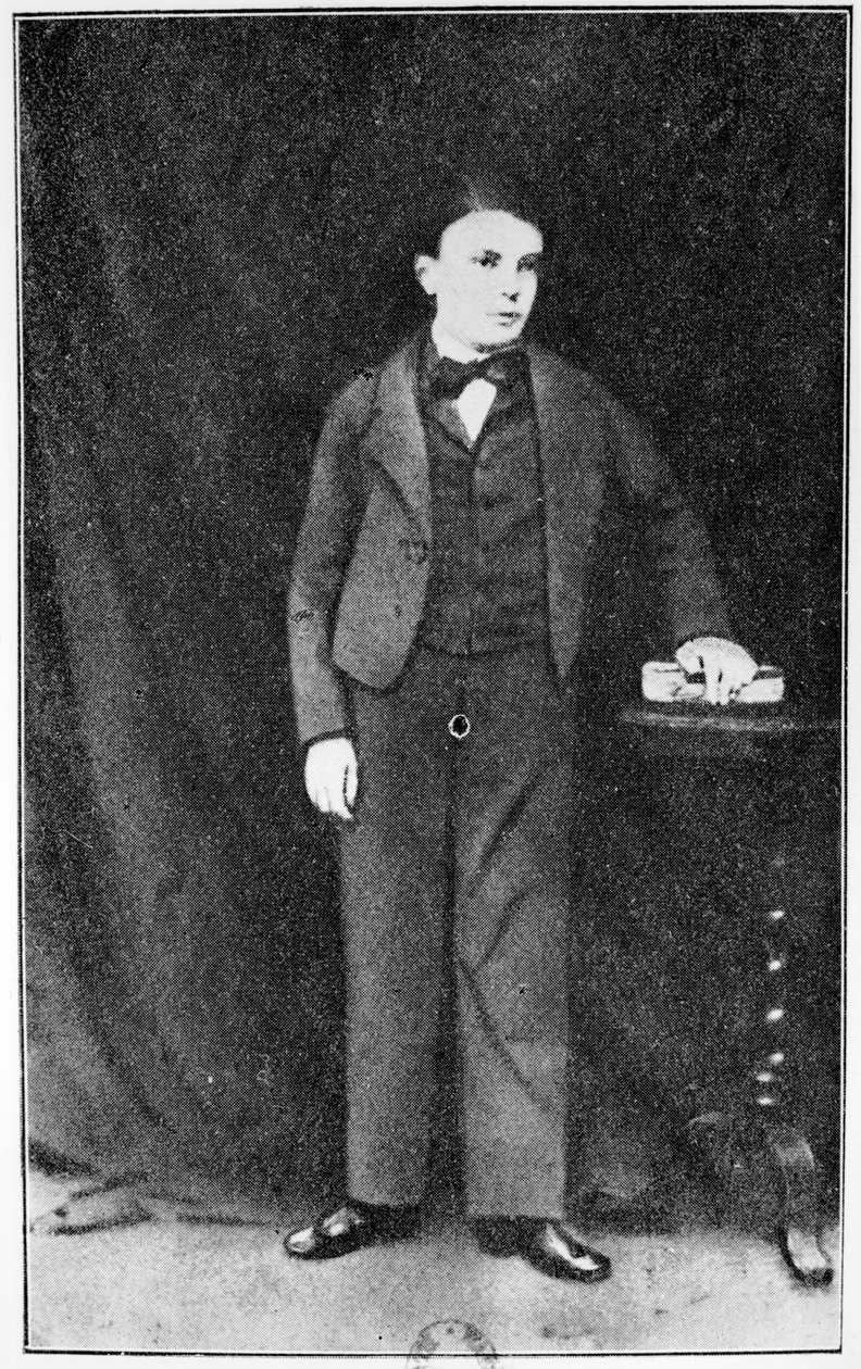 Guy de Maupassant (1850-93) i Fecamp, 9 år gammel, fra La Fin de Maupassant av Georges Normandy, utgitt i 1927, Paris av French Photographer