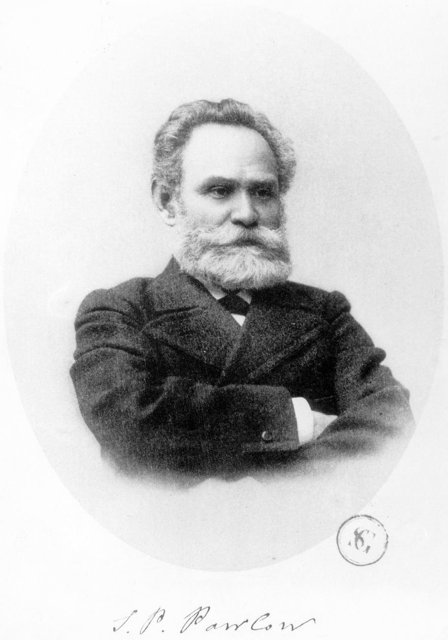 Ivan Petrovitsj Pavlov (1849-1936) av French Photographer