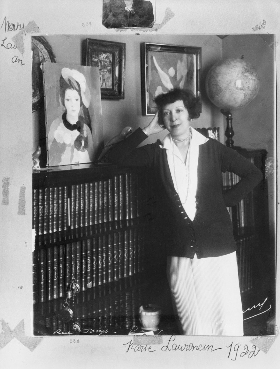 Marie Laurencin, fra Marcel Jouhandeau Album, 1922 av French Photographer