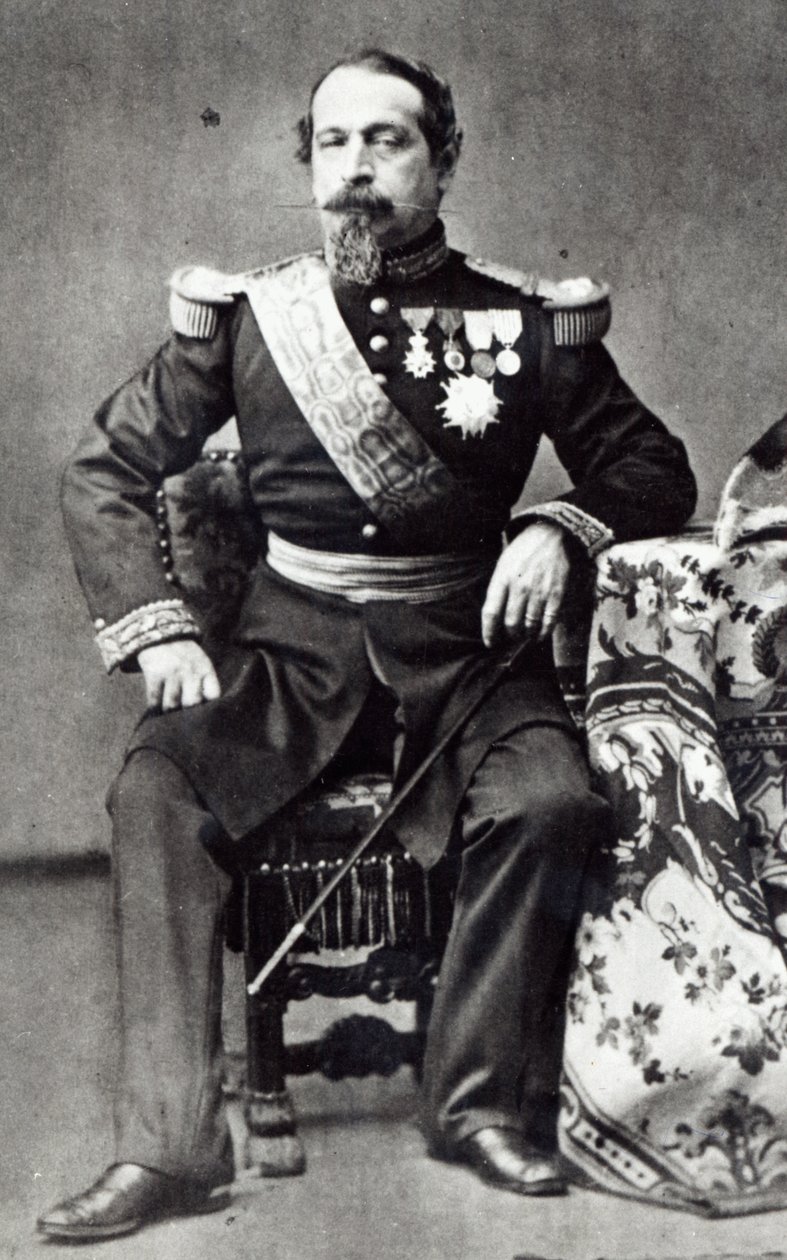 Napoleon III, 1860-70 av French Photographer