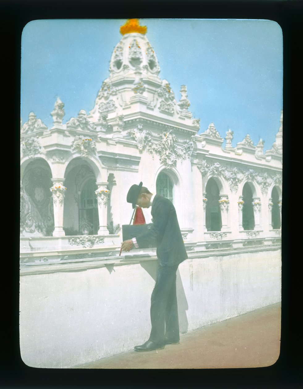 Paris-utstilling: Palace of Decorative Arts, Paris, Frankrike, 1900 (lanternelys) av French Photographer