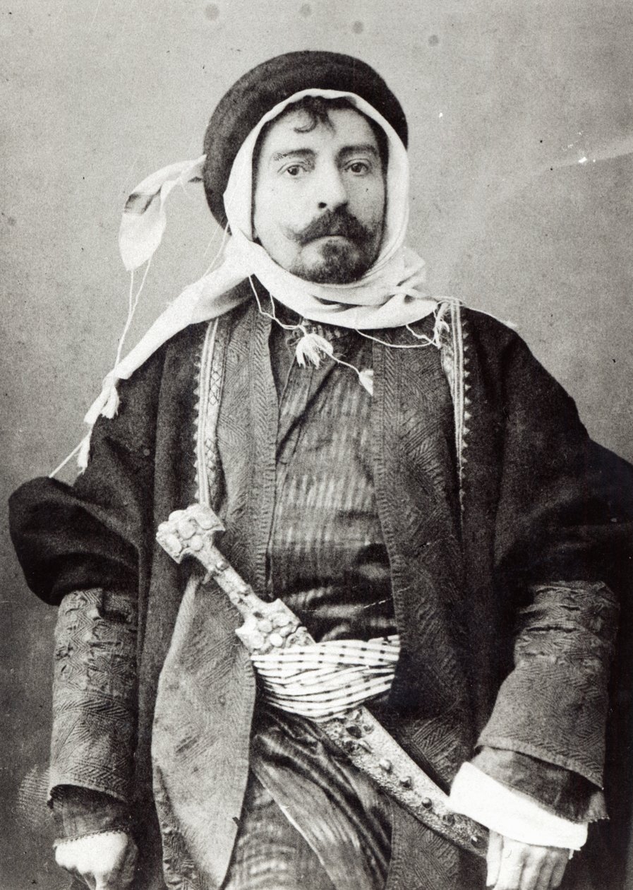 Pierre Loti i arabisk kostyme av French Photographer