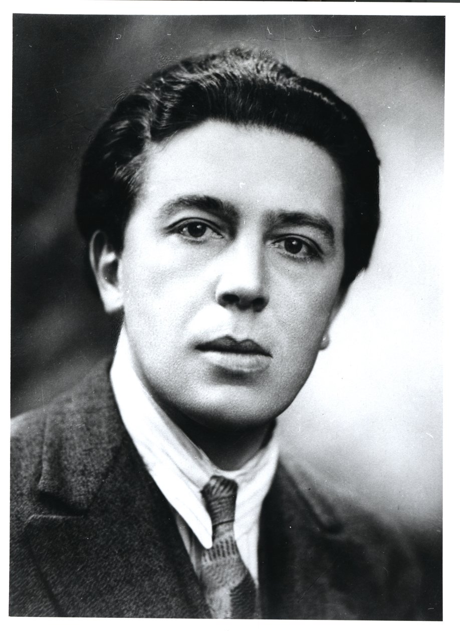 Portrett av Andre Breton (1896-1966) 1930 av French Photographer