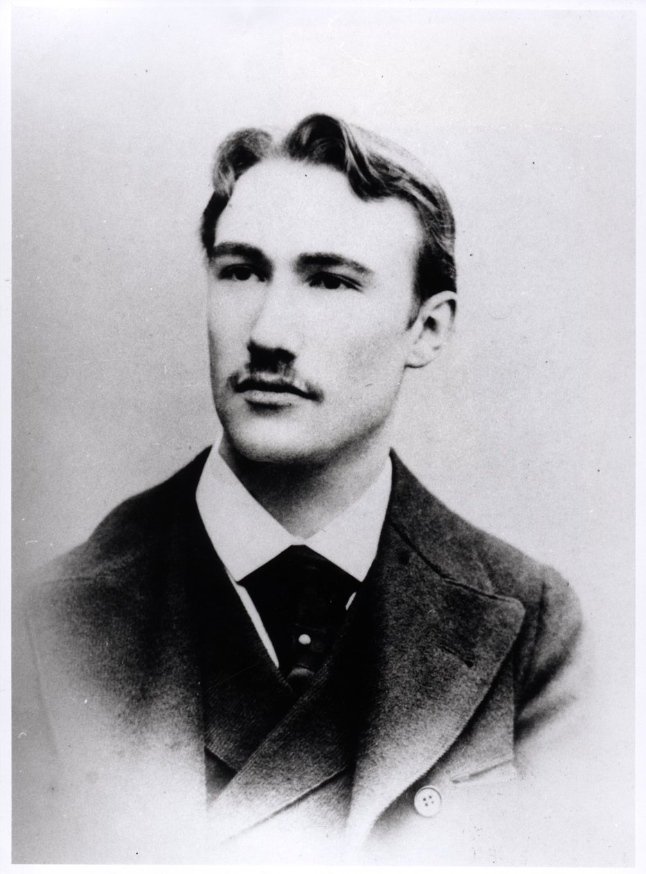 Portrett av Andre Gide (1869-1951) 1891-92 av French Photographer