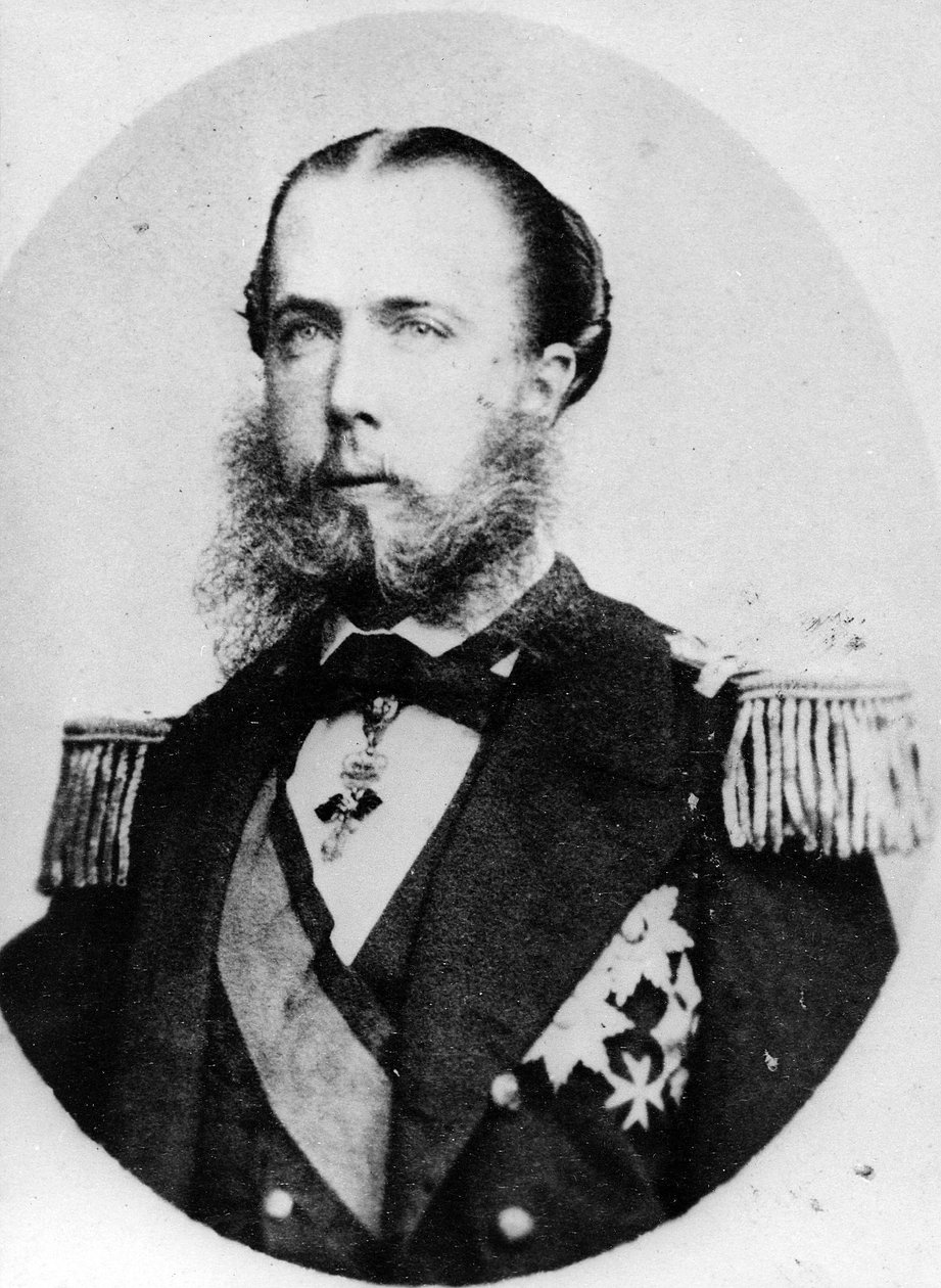 Portrett av keiser Maximilian av Mexico, ca. 1860-tallet av French Photographer