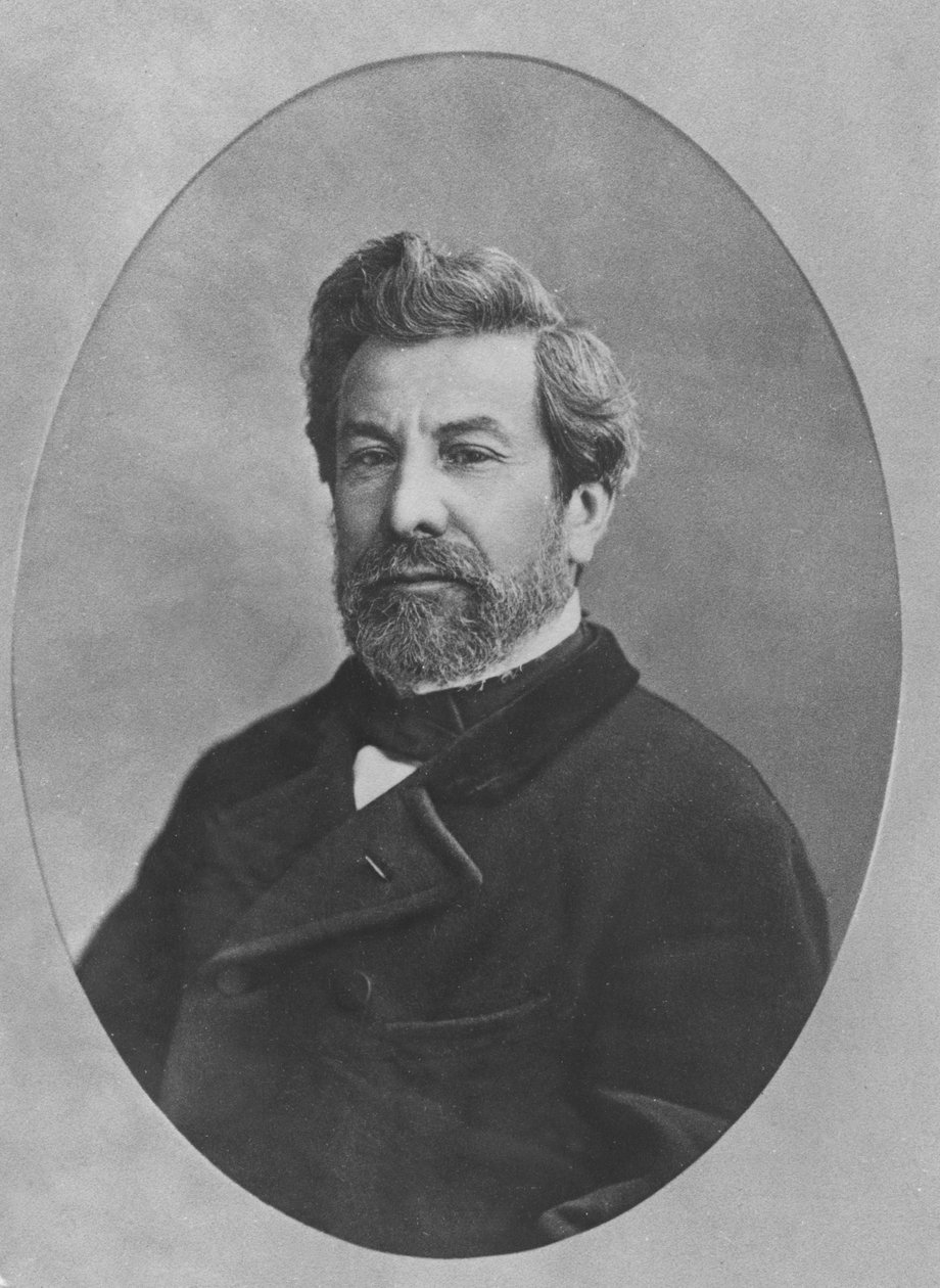 Portrett av Francois-Ambroise-Germain Gilbert, ca. 1860 av French Photographer