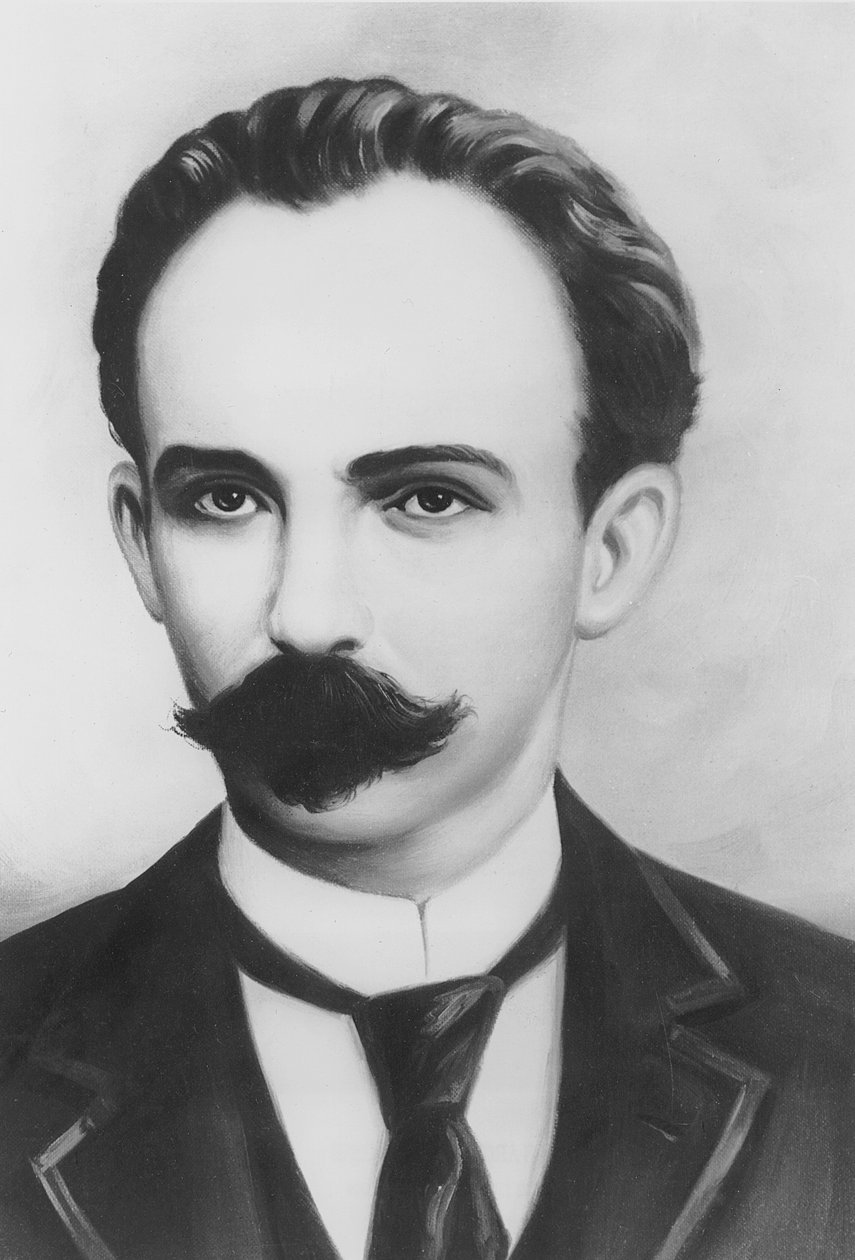 Portrett av Jose-Maria Marti (fotolitografi) av French Photographer