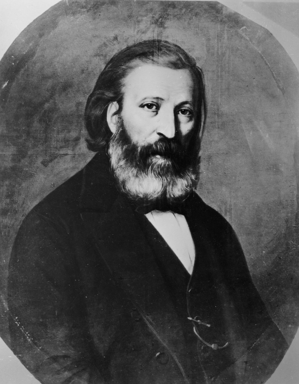 Portrett av Pierre Larousse av French Photographer
