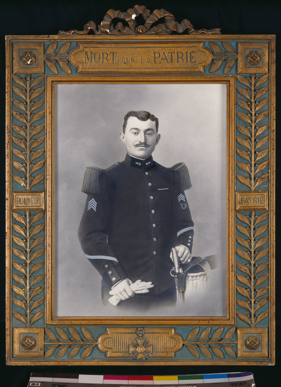 Portrett av en sersjant fra Colonial Infantry av French Photographer