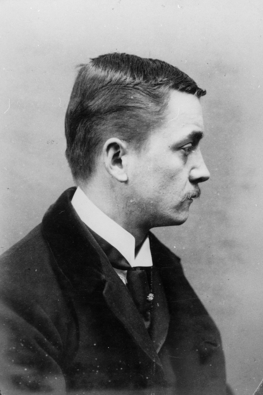 Portrett av maleren Félix Vallotton av French Photographer