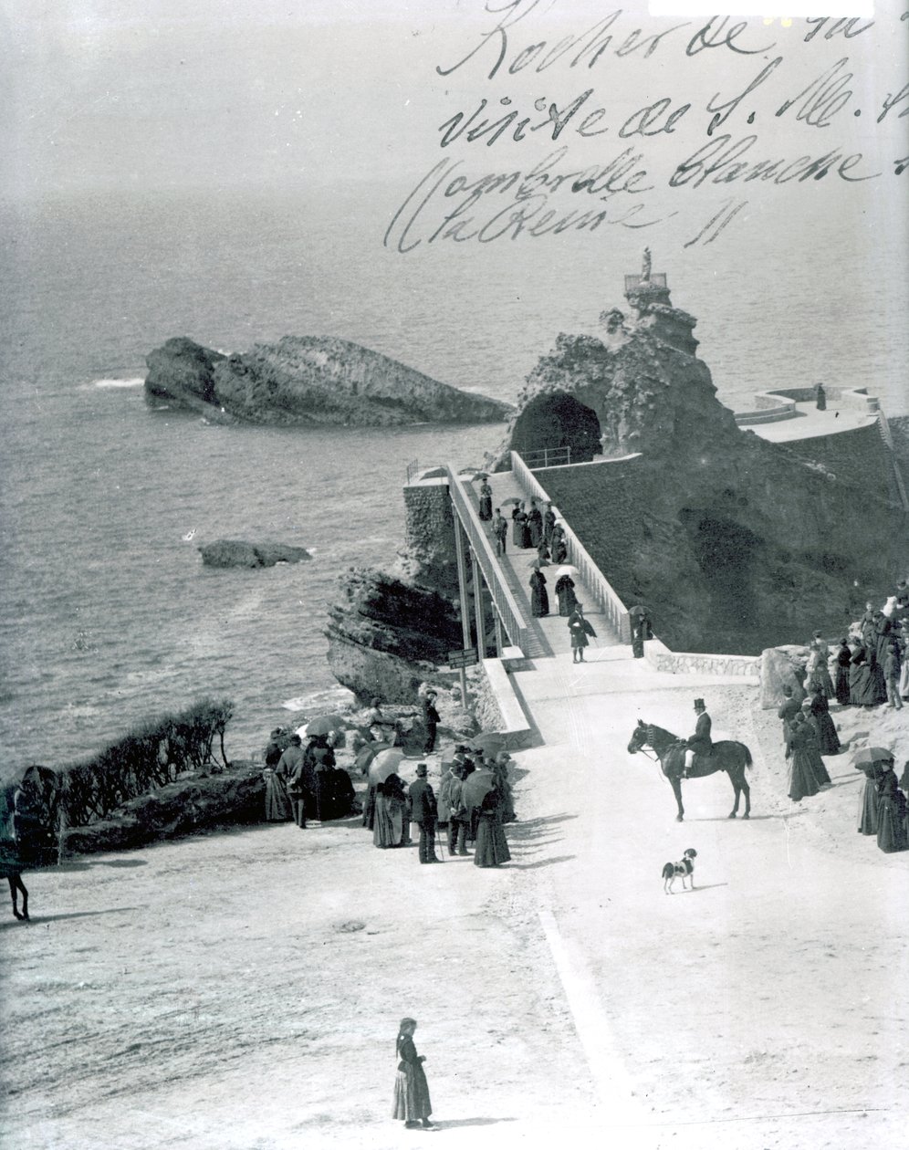 Dronning Victoria på den franske kysten av French Photographer
