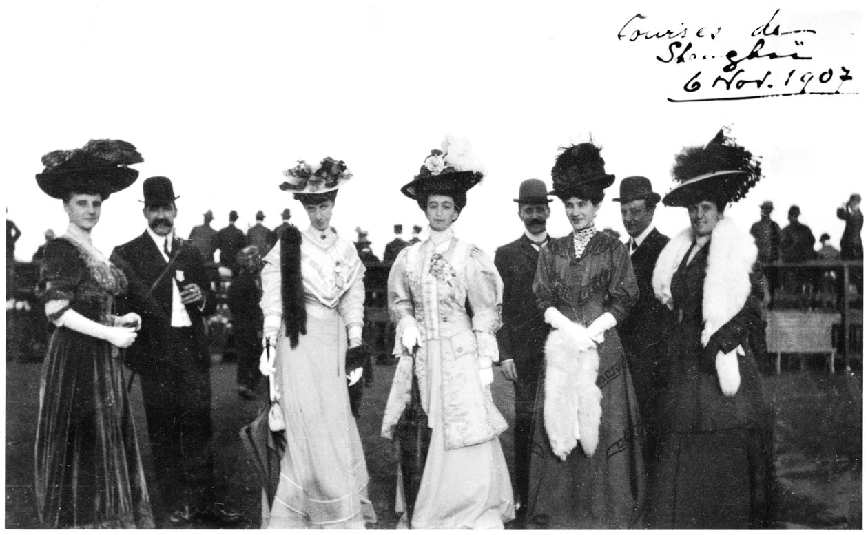 Løp i Shanghai, Kina, 1907 av French Photographer