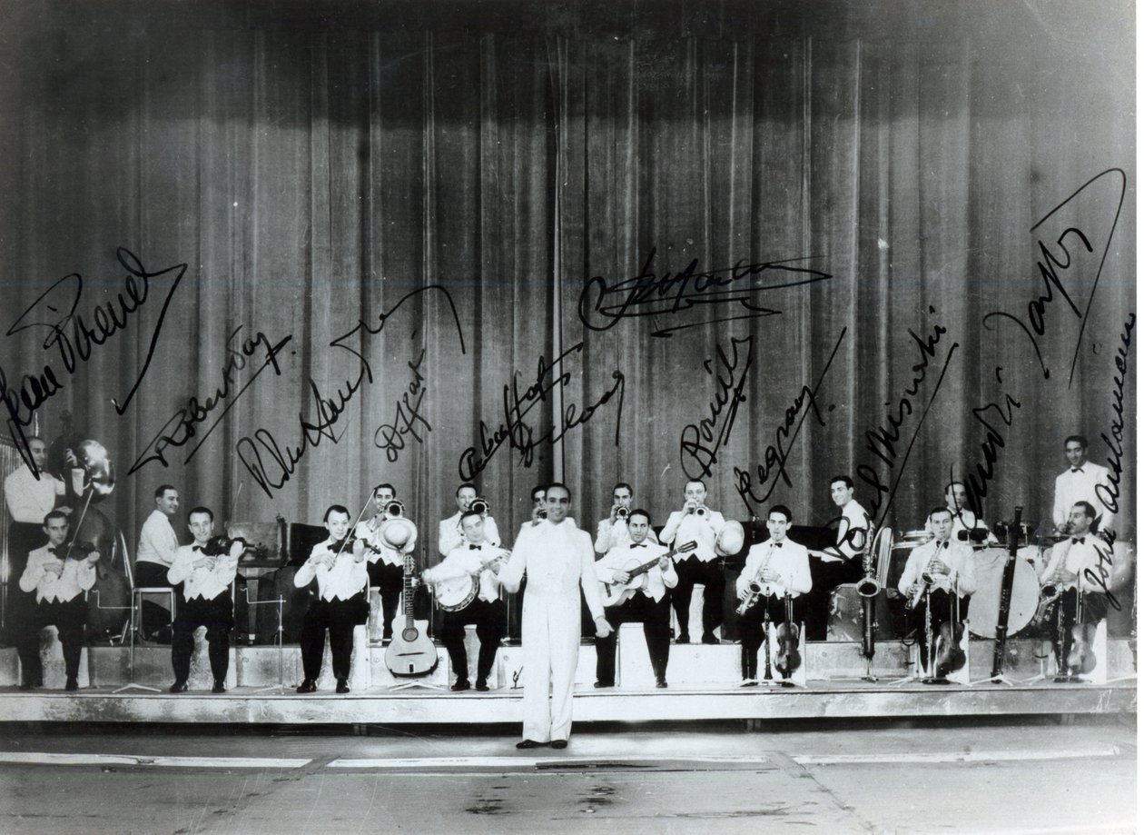 Ray Ventura og hans jazzband på trettitallet (ca. 1936-39) av French Photographer