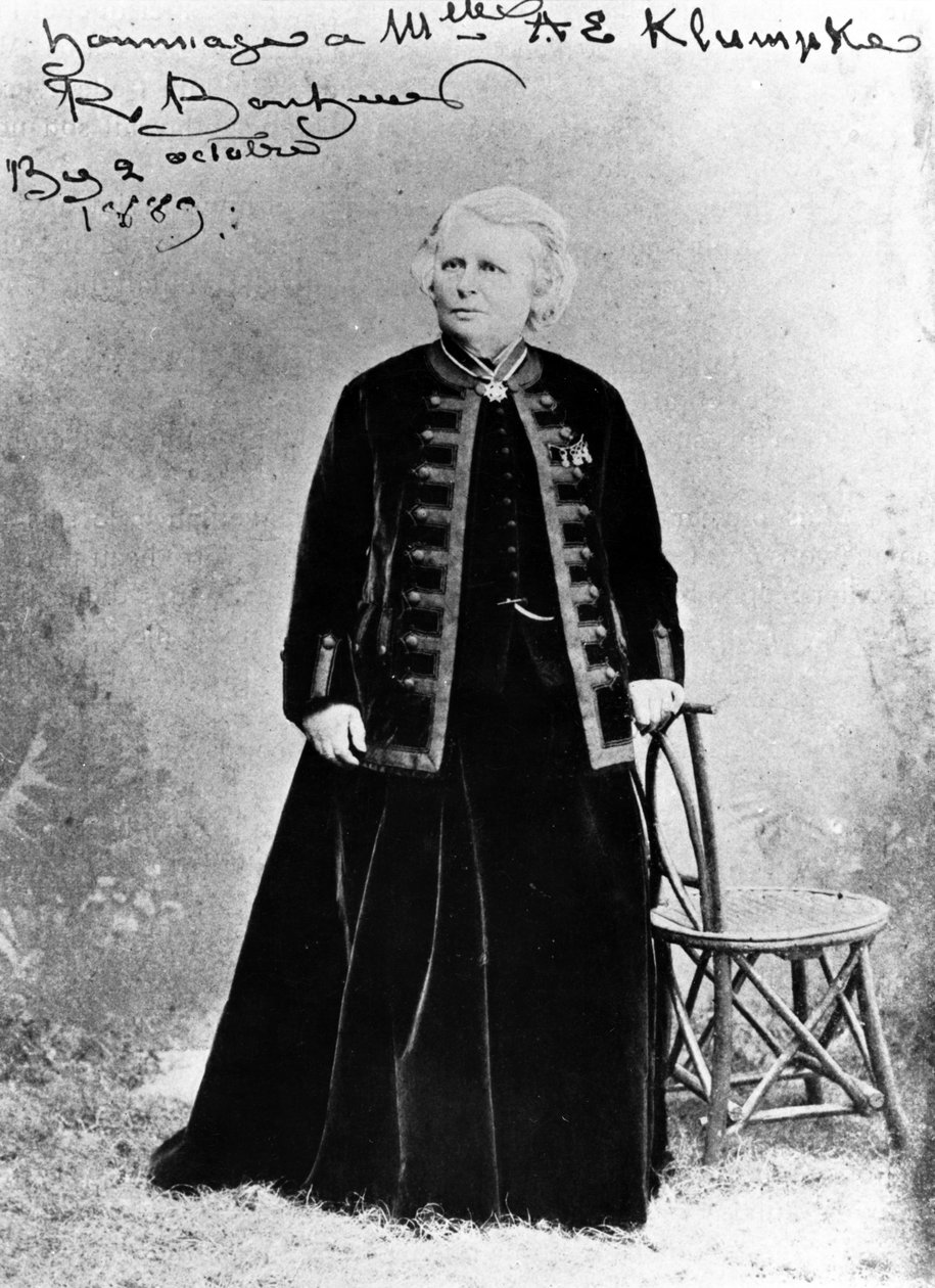 Rosa Bonheur, 63 år gammel, 1889 av French Photographer